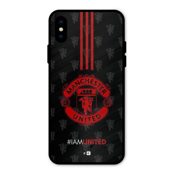 The United Spirit Metal Back Case for iPhone X