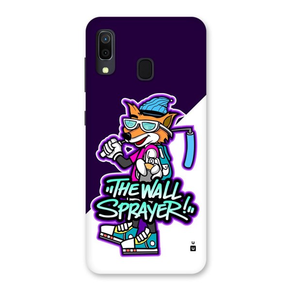 The Wall Sprayer Back Case for Galaxy A20