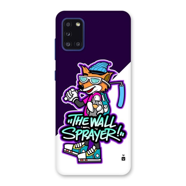 The Wall Sprayer Back Case for Galaxy A31