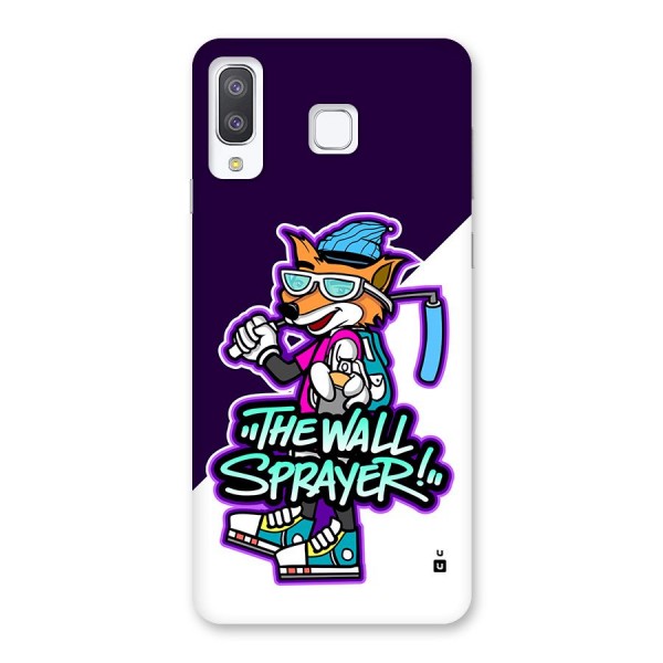 The Wall Sprayer Back Case for Galaxy A8 Star