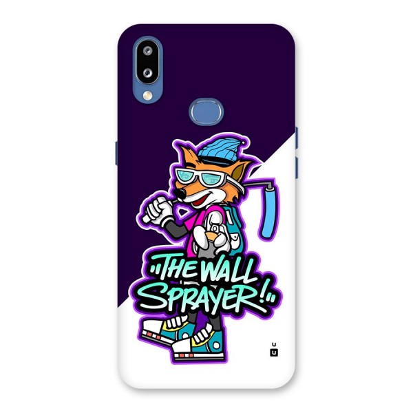 The Wall Sprayer Back Case for Galaxy M01s