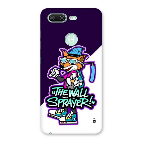 The Wall Sprayer Back Case for Gionee S10