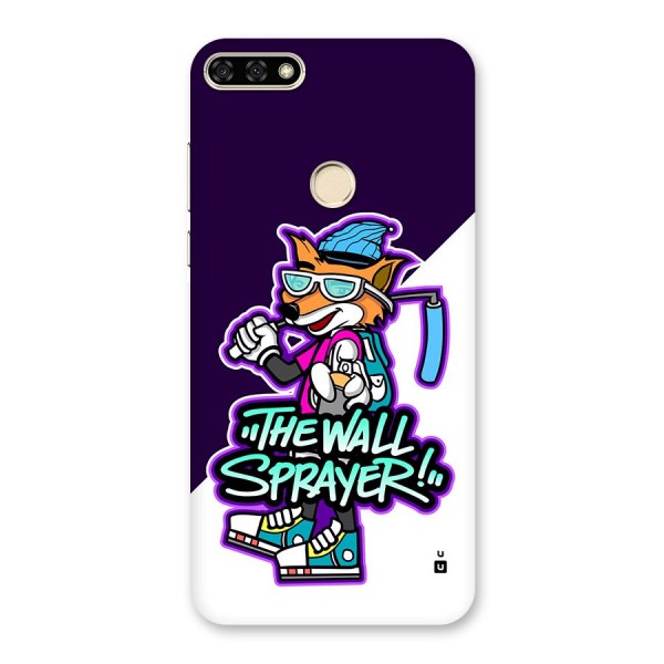 The Wall Sprayer Back Case for Honor 7A