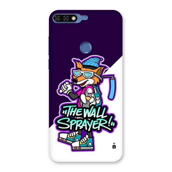 The Wall Sprayer Back Case for Honor 7C