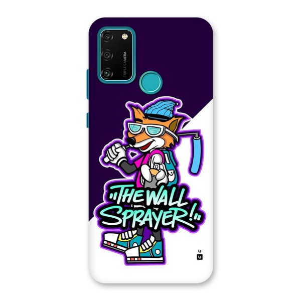 The Wall Sprayer Back Case for Honor 9A