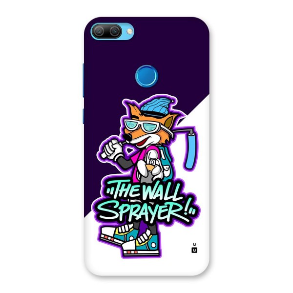 The Wall Sprayer Back Case for Honor 9N