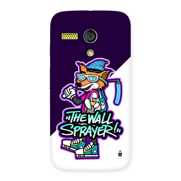 The Wall Sprayer Back Case for Moto G