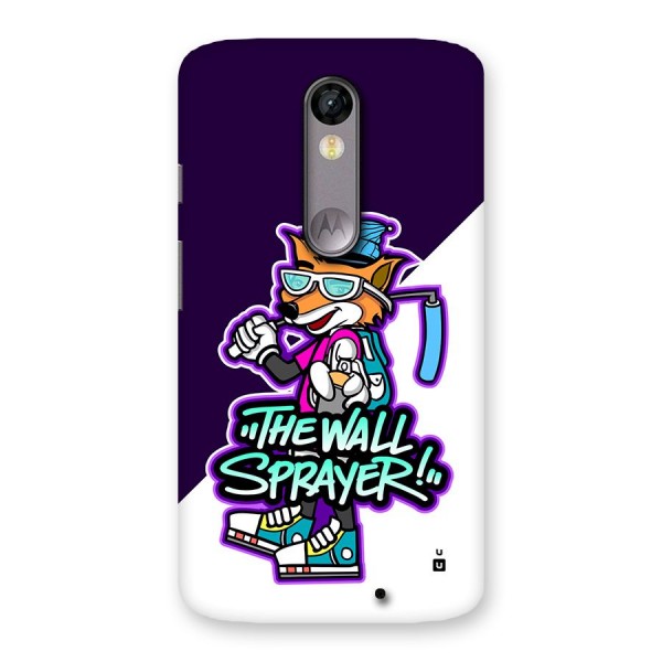 The Wall Sprayer Back Case for Moto X Force