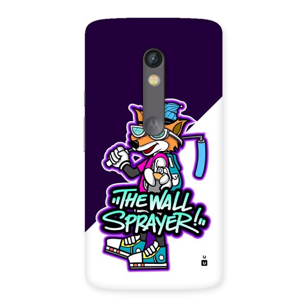 The Wall Sprayer Back Case for Moto X Play