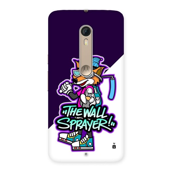 The Wall Sprayer Back Case for Moto X Style