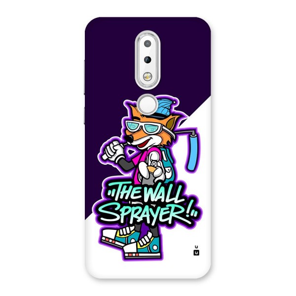 The Wall Sprayer Back Case for Nokia 6.1 Plus