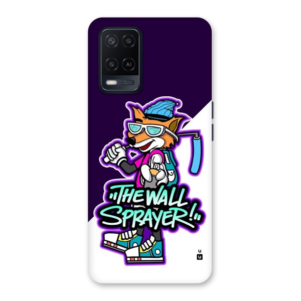 The Wall Sprayer Back Case for Oppo A54