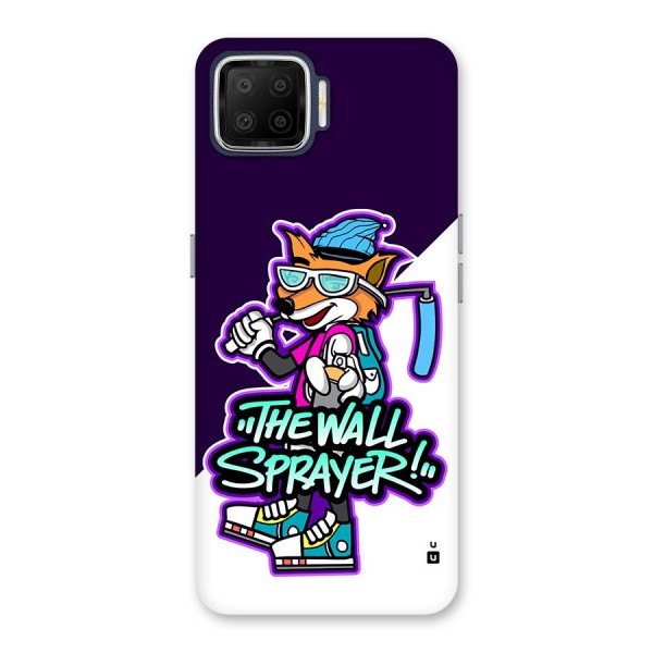 The Wall Sprayer Back Case for Oppo F17