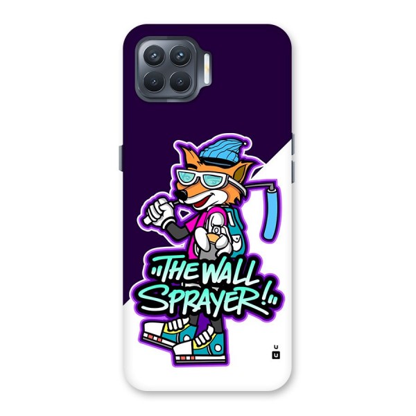 The Wall Sprayer Back Case for Oppo F17 Pro