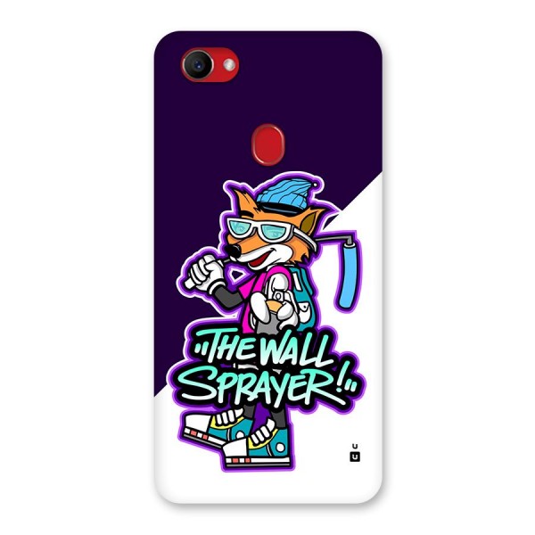 The Wall Sprayer Back Case for Oppo F7