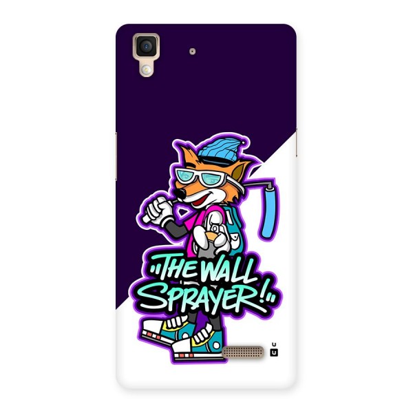 The Wall Sprayer Back Case for Oppo R7