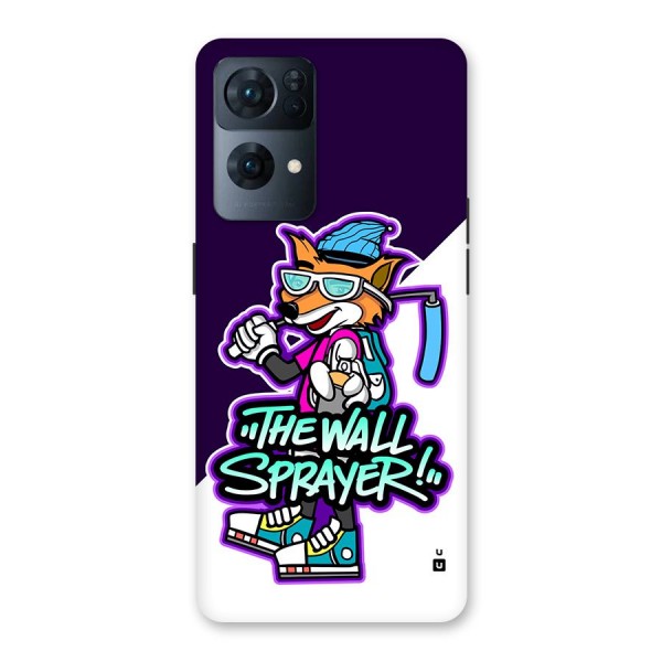 The Wall Sprayer Back Case for Oppo Reno7 Pro 5G