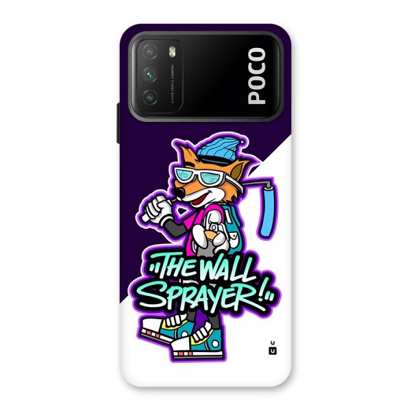 The Wall Sprayer Back Case for Poco M3