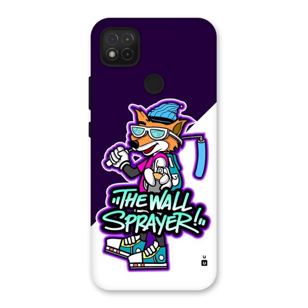 The Wall Sprayer Back Case for Redmi 9C