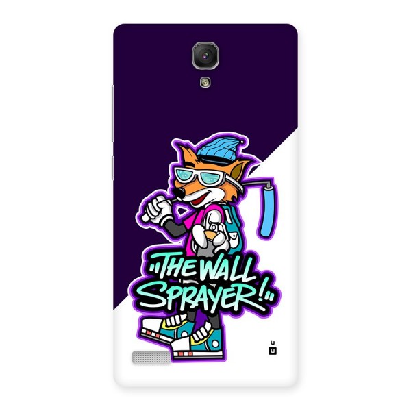 The Wall Sprayer Back Case for Redmi Note