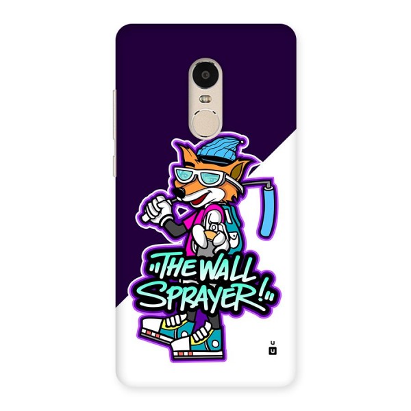 The Wall Sprayer Back Case for Redmi Note 4