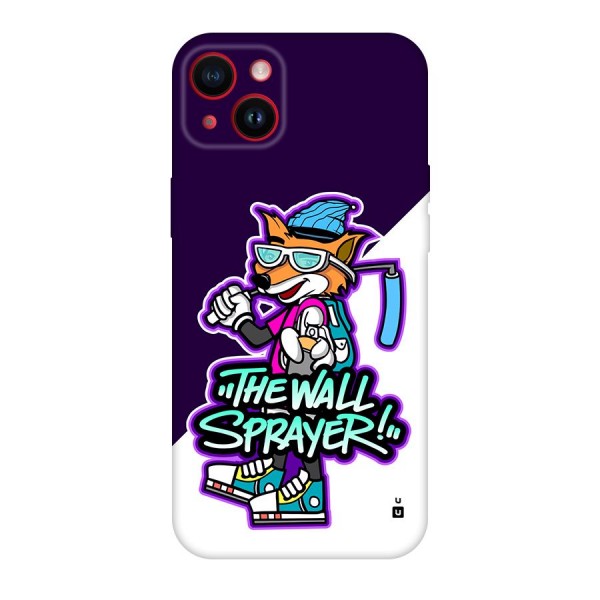 The Wall Sprayer Back Case for iPhone 14 Plus