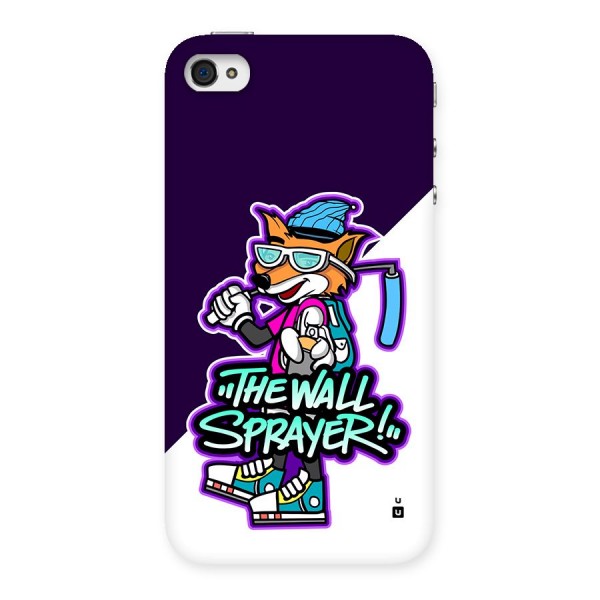 The Wall Sprayer Back Case for iPhone 4 4s