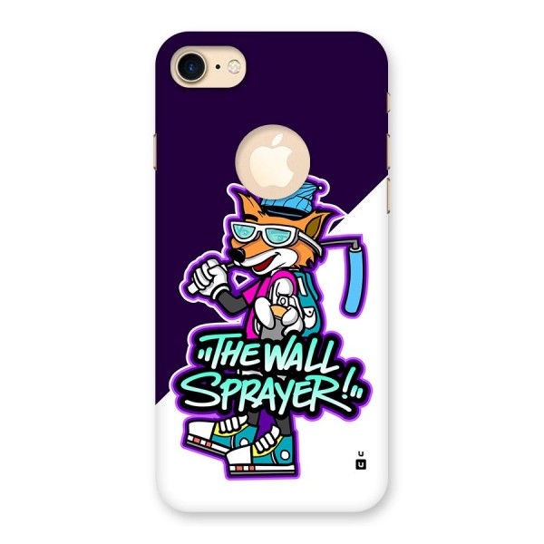 The Wall Sprayer Back Case for iPhone 8 Logo Cut