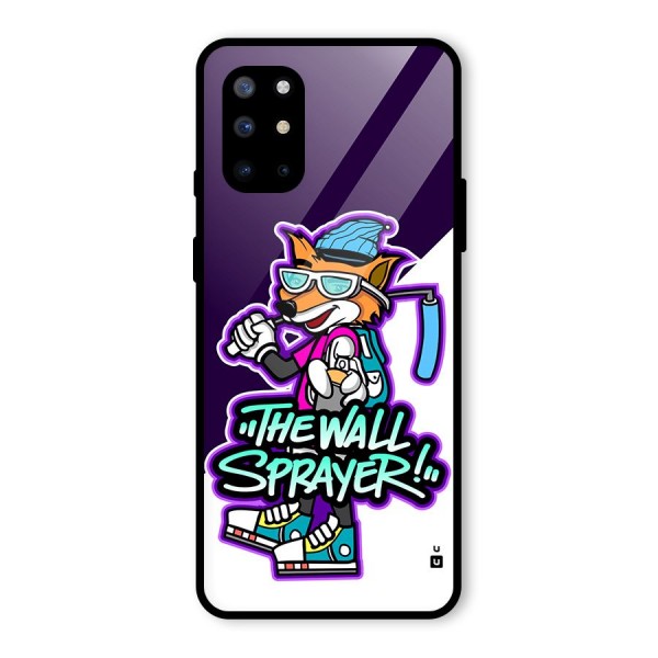 The Wall Sprayer Glass Back Case for OnePlus 8T