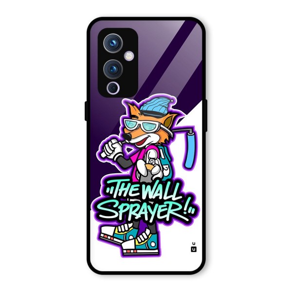 The Wall Sprayer Glass Back Case for OnePlus 9