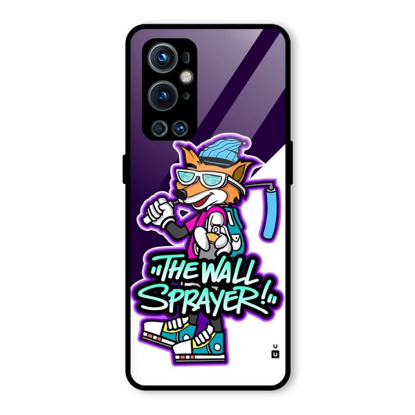 The Wall Sprayer Glass Back Case for OnePlus 9 Pro