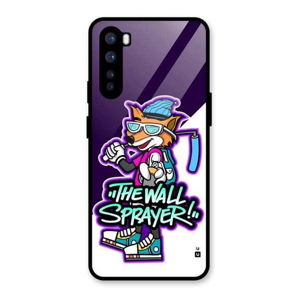 The Wall Sprayer Glass Back Case for OnePlus Nord