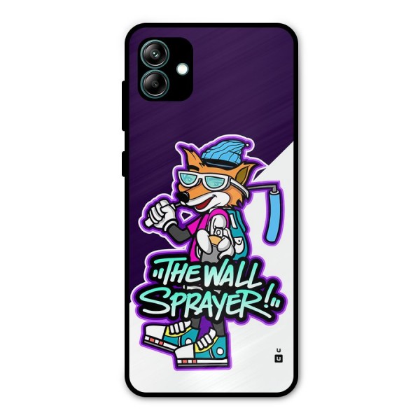 The Wall Sprayer Metal Back Case for Galaxy A04