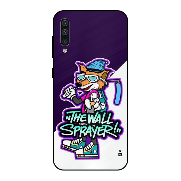 The Wall Sprayer Metal Back Case for Galaxy A30s