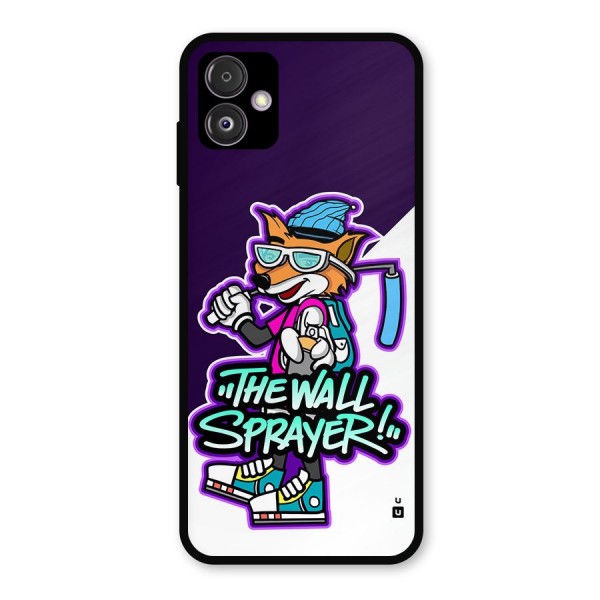 The Wall Sprayer Metal Back Case for Galaxy F14