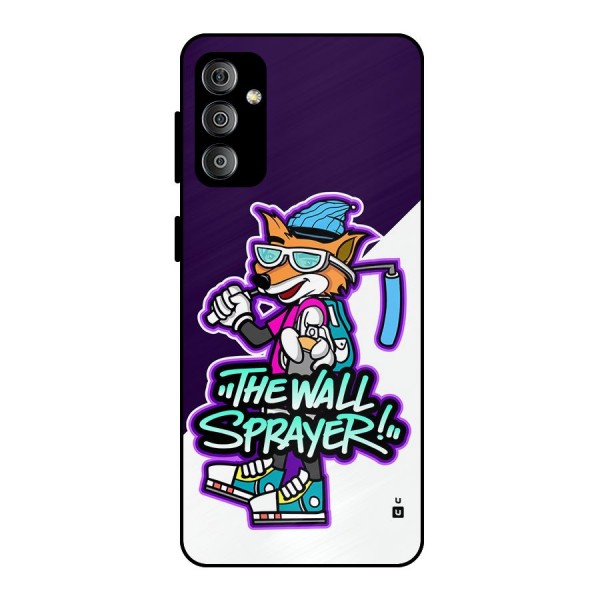 The Wall Sprayer Metal Back Case for Galaxy F23