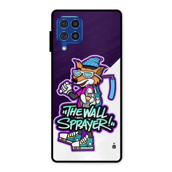 The Wall Sprayer Metal Back Case for Galaxy F62