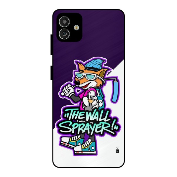 The Wall Sprayer Metal Back Case for Galaxy M13 5G