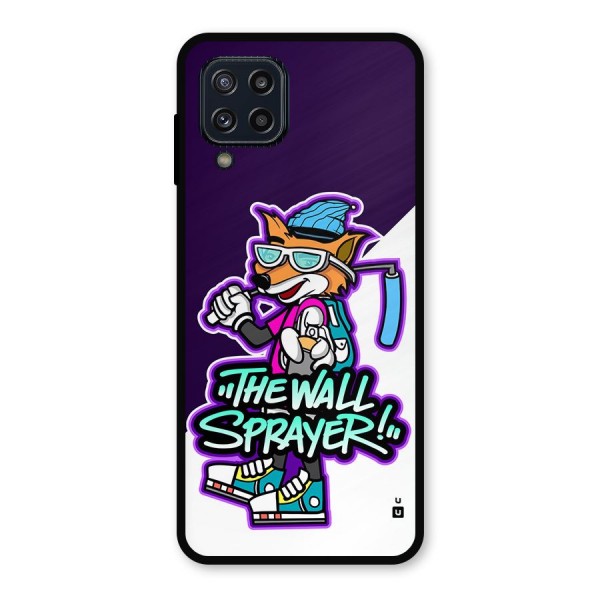 The Wall Sprayer Metal Back Case for Galaxy M32