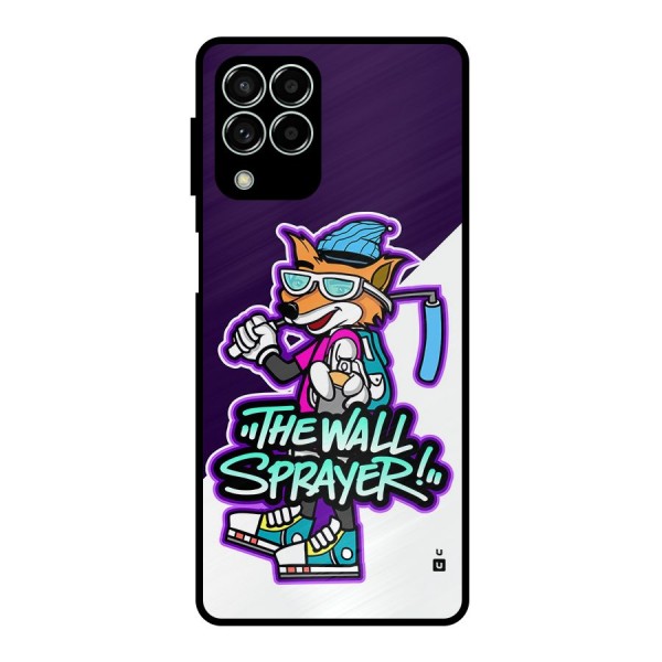 The Wall Sprayer Metal Back Case for Galaxy M33