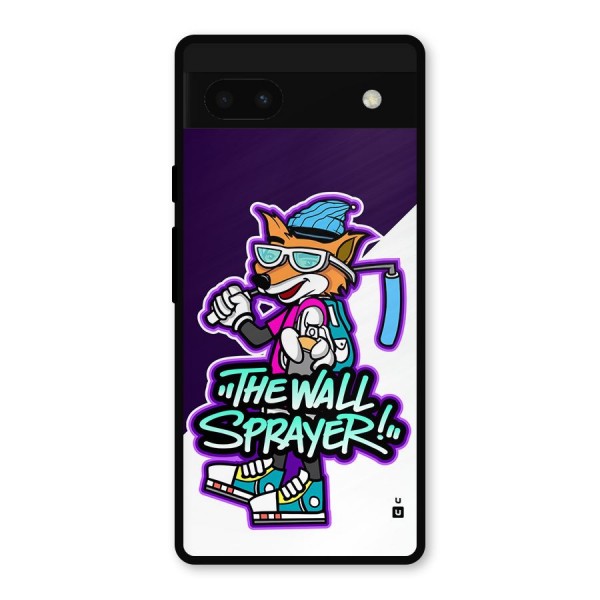 The Wall Sprayer Metal Back Case for Google Pixel 6a