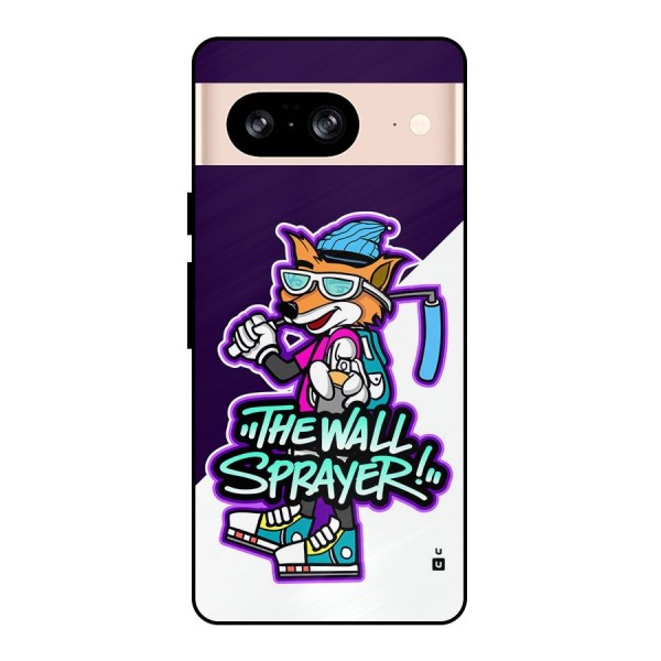 The Wall Sprayer Metal Back Case for Google Pixel 8