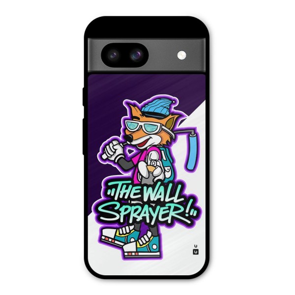 The Wall Sprayer Metal Back Case for Google Pixel 8a