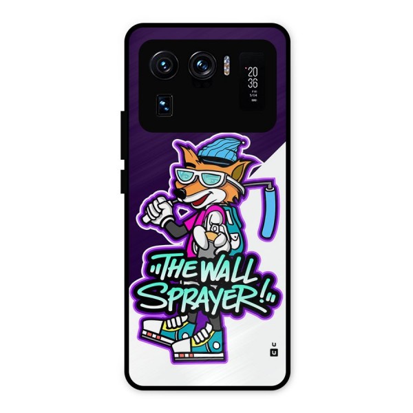 The Wall Sprayer Metal Back Case for Mi 11 Ultra