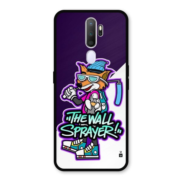 The Wall Sprayer Metal Back Case for Oppo A5 (2020)