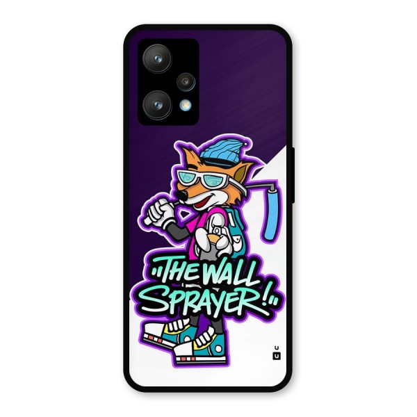 The Wall Sprayer Metal Back Case for Realme 9