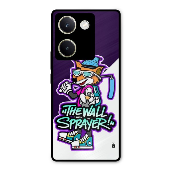 The Wall Sprayer Metal Back Case for Vivo Y200 Pro