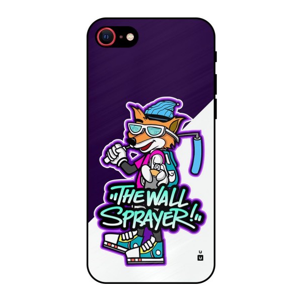 The Wall Sprayer Metal Back Case for iPhone 7