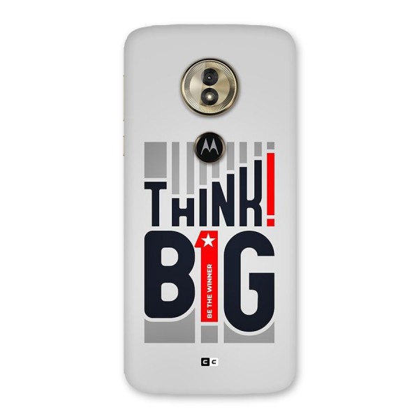 Think Big Back Case for Moto G6 Play