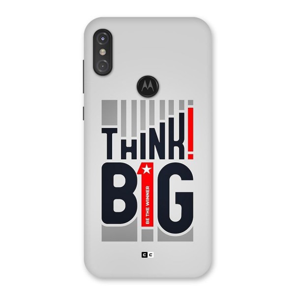 Think Big Back Case for Motorola One Power